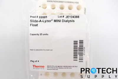 Pack of 4) Thermo Scientific 69588 Slide-A-Lyzer Mini Dialysis