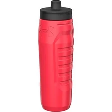 UNDER ARMOUR Red 32oz Sideline Squeeze Sports Water Bottle 