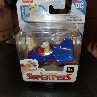 DC League of Super-Pets ''KRYPTO'' Die-Cast Vehicle FISHER-PRICE 