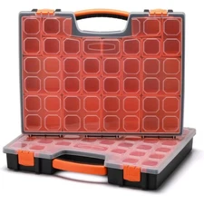 Hardware Organizer box with dividers - 22 Compartments Small Parts Organizer
