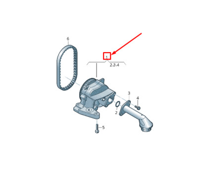 NEW AUDI A4 AVANT S4 QUATTRO A5 S5 CABRIOLET OIL PUMP 05L115103D GENUINE