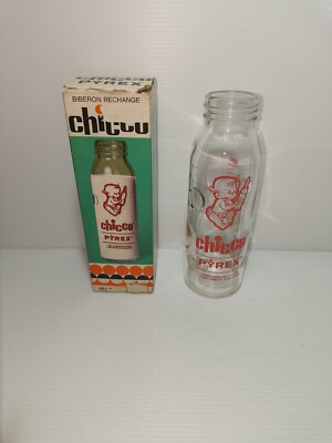 Säuglingsflaschen Chicco Pyrex, Jahre 70