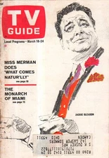 1967 TV Guide March 18 - Jackie Gleason; Ethel Merman; Sea Hunt - Zale Perry