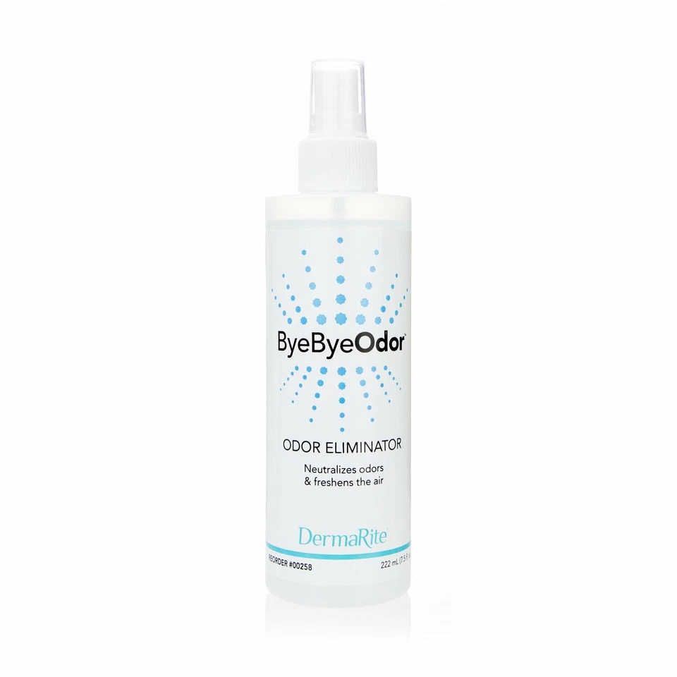 DERMARITE ByeByeOdor Deodorizer 7.5 oz. Bottle Fruit Scent 1 Ct 00258