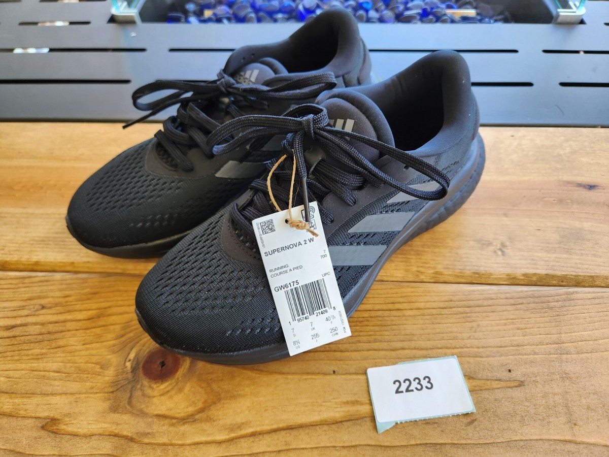 Size Adidas Supernova Black Grey W for sale online