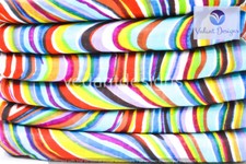 1 Yard Indian All Over Print Cotton Hand Block Multi-Color Dressmaking Fabric