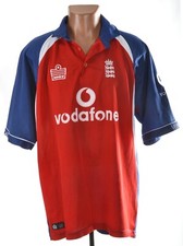 ENGLAND NATIONAL TEAM CRICKET SHIRT JERSEY ADMIRAL SIZE XL ADULT