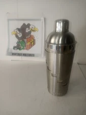 ~ Stainless Steel~Recipe~Cocktail~Shaker~ 2006 target brand. ZB