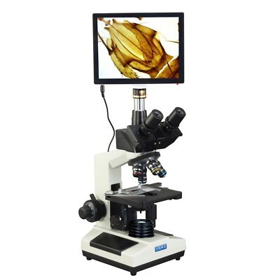 OMAX 40X-2500X Digital 5MP Touchscreen Biological Compound Trinocular Microscope
