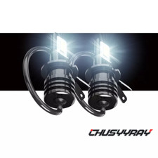 2Pc H3 LED Fog Light Bulb Conversion Kit Super Bright White DRL Lamp 6000K 80W