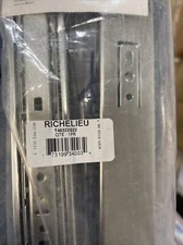 Drawer Slide 22 in. Accuride Full Extension Ball Bearing Side Mount Zinc Finish