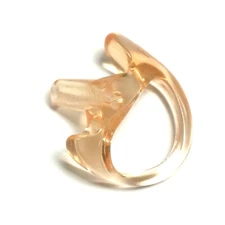 Pryme Flesh Colored Large Left Flexible Earmold for Acoustic Tube Headsets