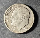 1952-P Roosevelt Dime (Circulated) - (#1080) Very Fine Condition