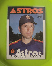 Topps 1986 Nolan Ryan #100 Houston Astros MLB Baseball Trading Card