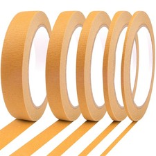 5 Rolls Pinstripe Tape Masking Tape 1/16", 1/8", 1/4", 1/2", 3/4" Thin Pain...