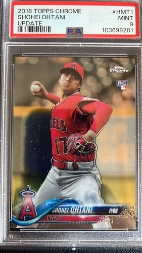 2018 Topps Chrome Shohei Ohtani PSA 9