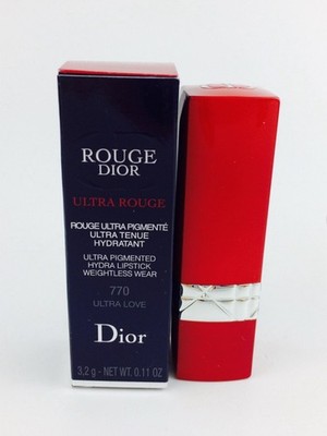 DIOR Lippenstift ULTRA ROUGE 770 Ultra Love  kirschrot hochpigmentiert matt NEU