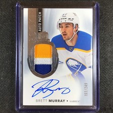 2021-22 The Cup Brett Murray Base Rookie Auto Patch 193/249