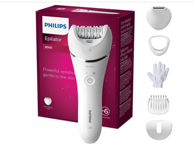 Philips Epilator Series 8000 BRE715/00 Epilierer - Weiß