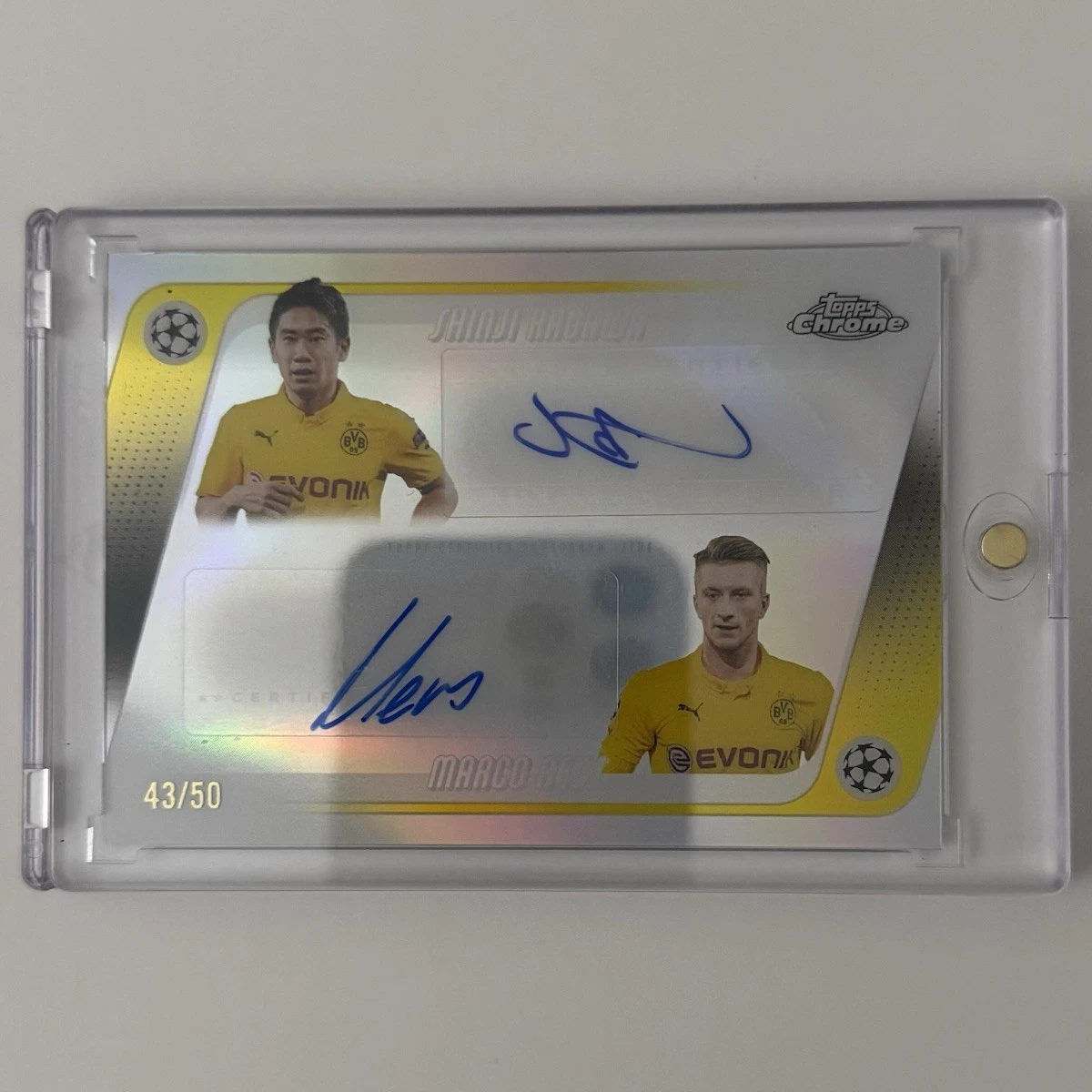 UEFA Champions League Soccer Borussia Dortmund Autographed Sports
