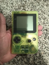 RARE Nintendo Game Boy Pocket Extreme Green Translucent Console