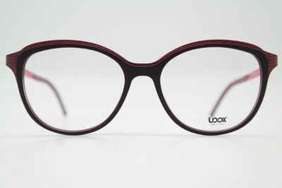 Brille LOOK 10550 Weinrot Pink Oval Brillengestell eyeglasses Neu