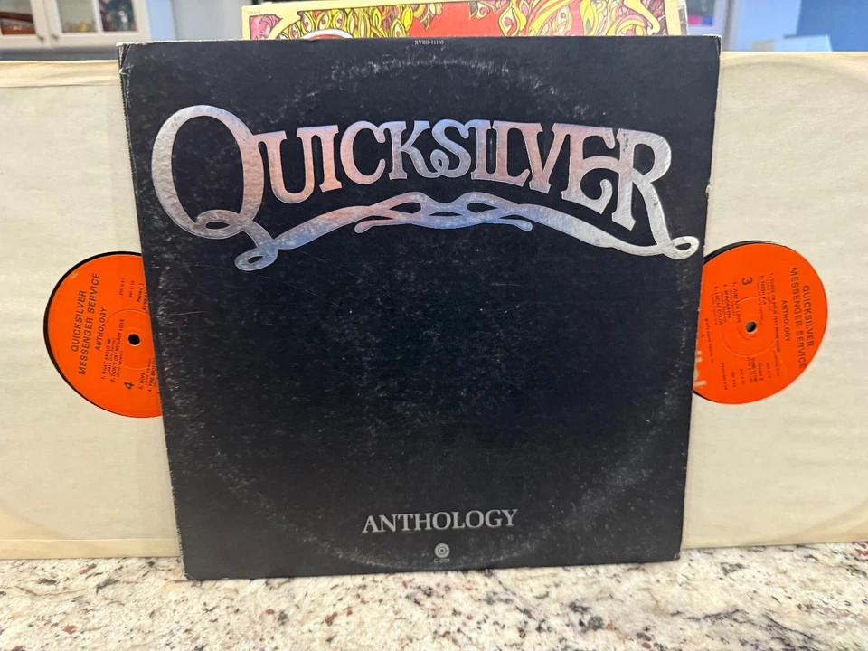 QUICKSILVER MESSENGER SERVICE 5X VINYL LP LOT S/T HAPPY TRAILS ANTHOLOGY ETC - Image 3 of 4