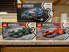 Lego Speed Champions F1 🔥3 Sealed Perfect Box Sets! Ferrari, Red Bull & Aston 