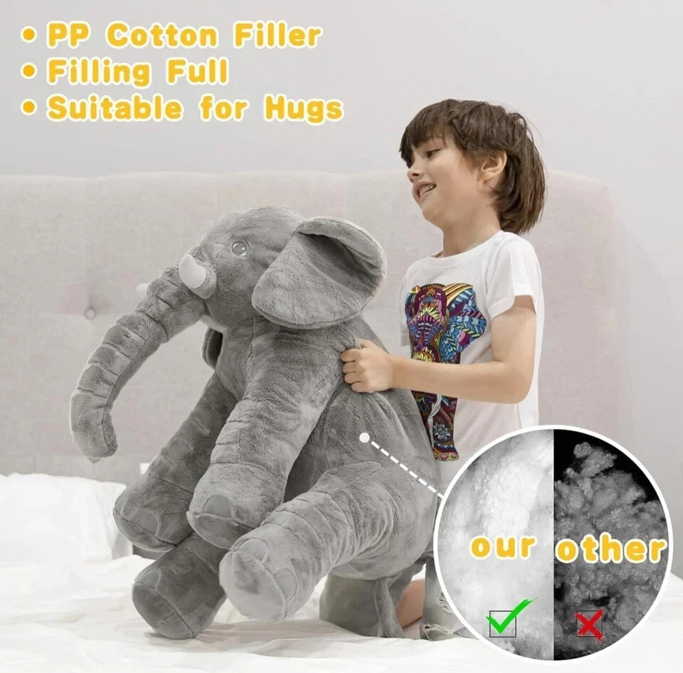 Homily Stuffed Elephant Plush Animal Toy 24 INCH  all US Fre