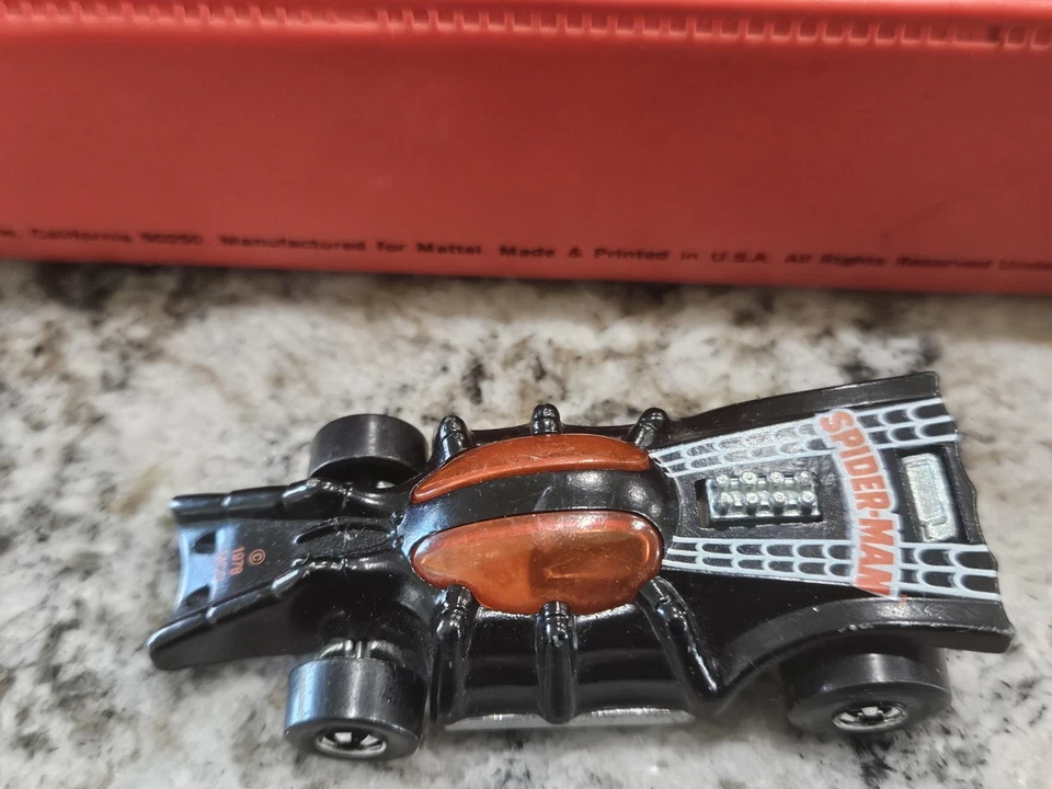 Vintage* Hot Wheels Spiderman Diecast 1978 Hong Kong — 第 2/4 张图片