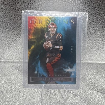 2022 Panini Football Origins Joe Burrow Cincinnati Bengals  9/50 Jersey NumberSP