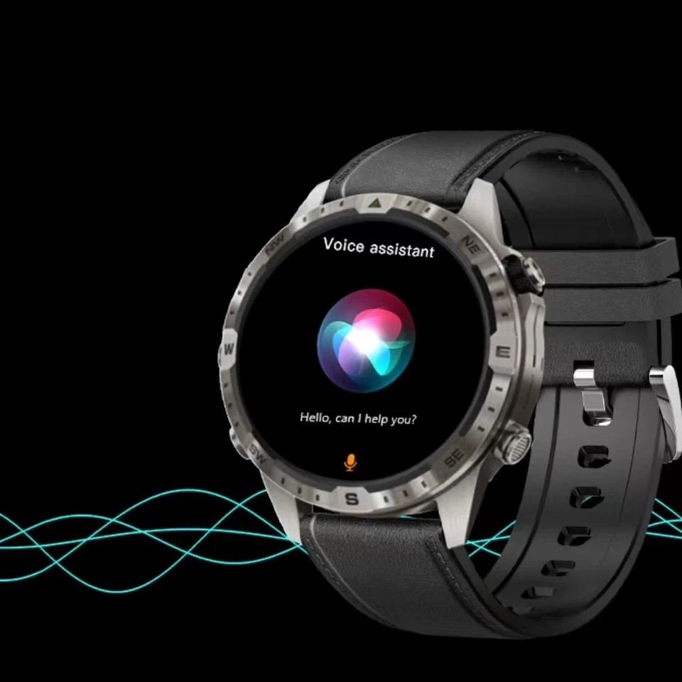 GT45 Garmin Style Smartwatch – Multisensor Uhr mit AI-Sprachsteuerung & Umwelt - Bild 4 von 4