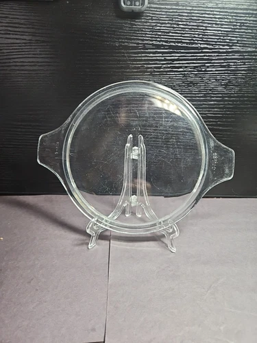 Vintage Pyrex Clear Glass Replacement Casserole Lid 474-C with Tabs
