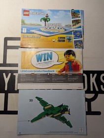 LEGO 31058 Creator  Mighty Dinosaurs Instruction Manuals Only! No Bricks! 2017