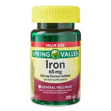 Iron 65 Mg Support Red Blood Cell Production ...