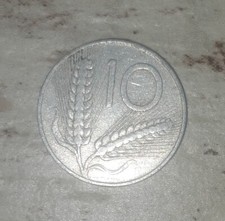 MONETA 10 LIRE 1952 SPIGA SPIGHE DI GRANO REPUBBLICA ITALIANA CIRCOLATA