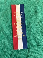 VINTAGE PERIOD AUSTIN HEALEY DONALD COMMEMORATIVE BOOKMARK BANNER AHCA 1985
