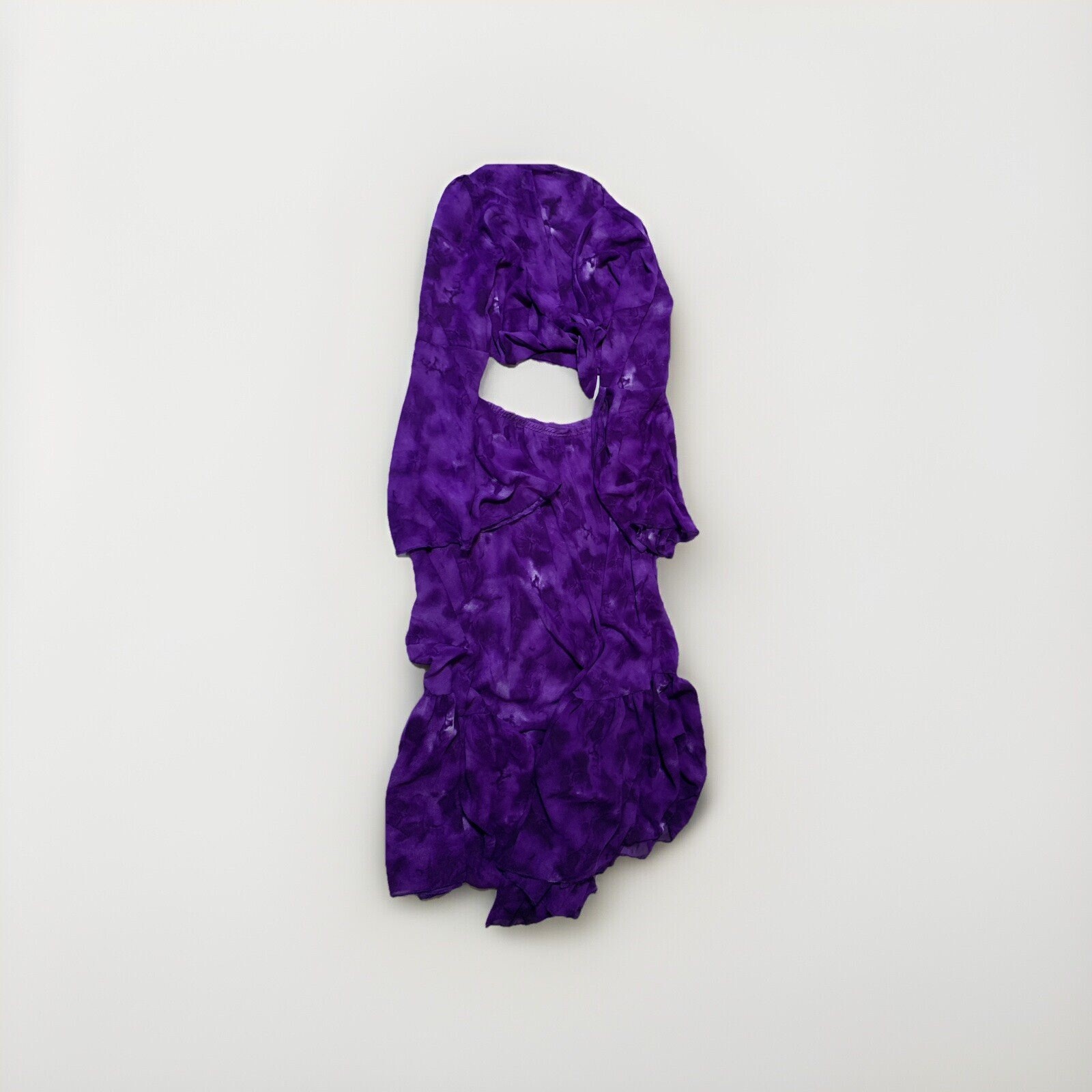 Purple Tie Dye 3-Piece Belly Dance Performance Co… - image 1