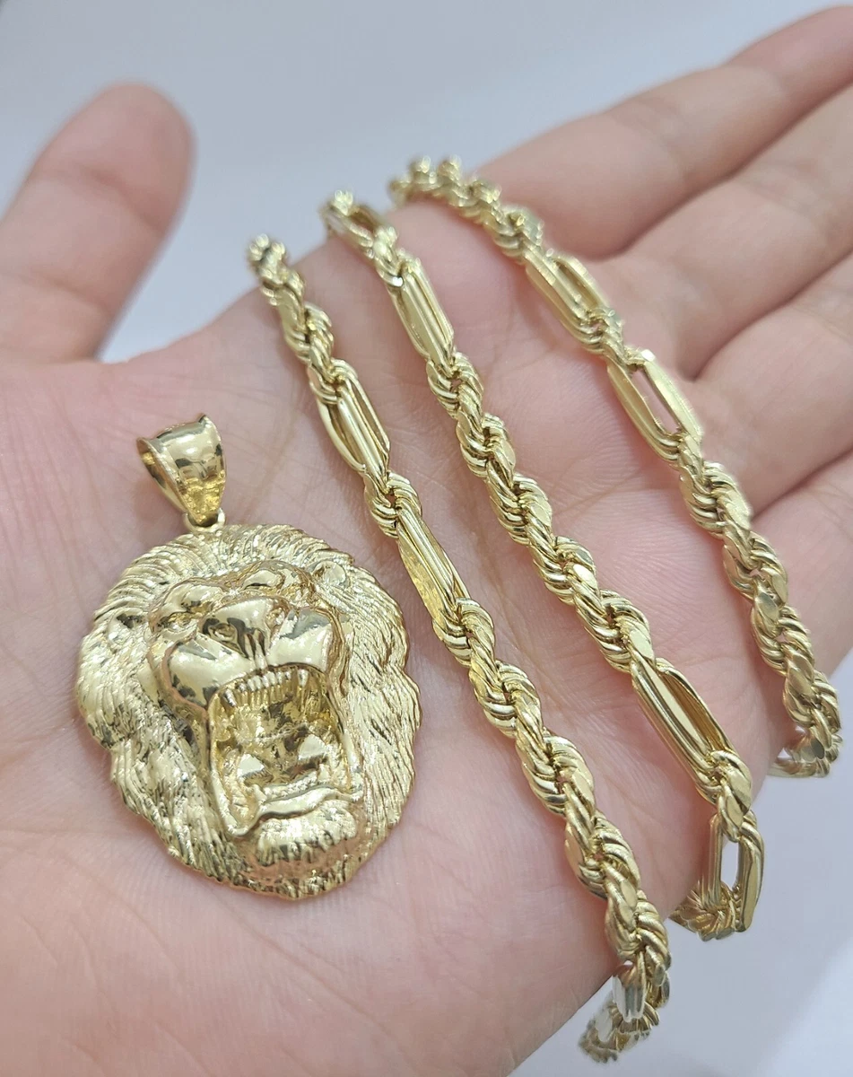 8mm milano deals gold chain