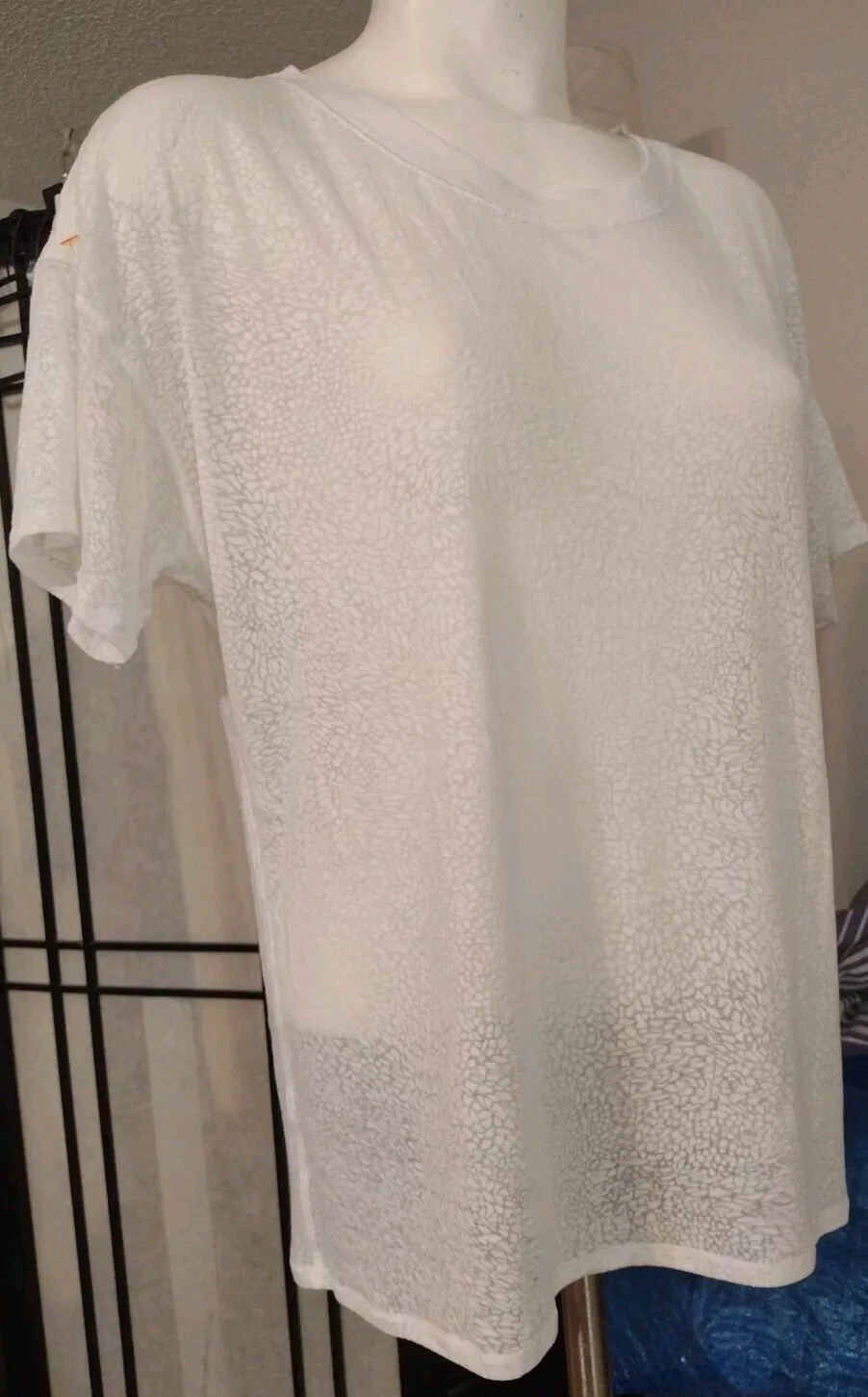 Lululemon Between Moments Tee Sz 12 Polar Shift Veil White Short Sleeve