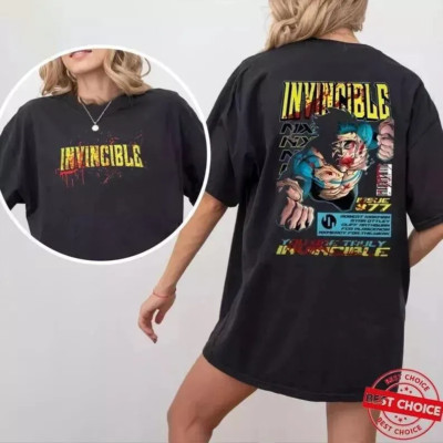 Limited Invincible Mark Superhero T-Shirt, Comic Book Bootleg Fan Tee T-Shirt, G