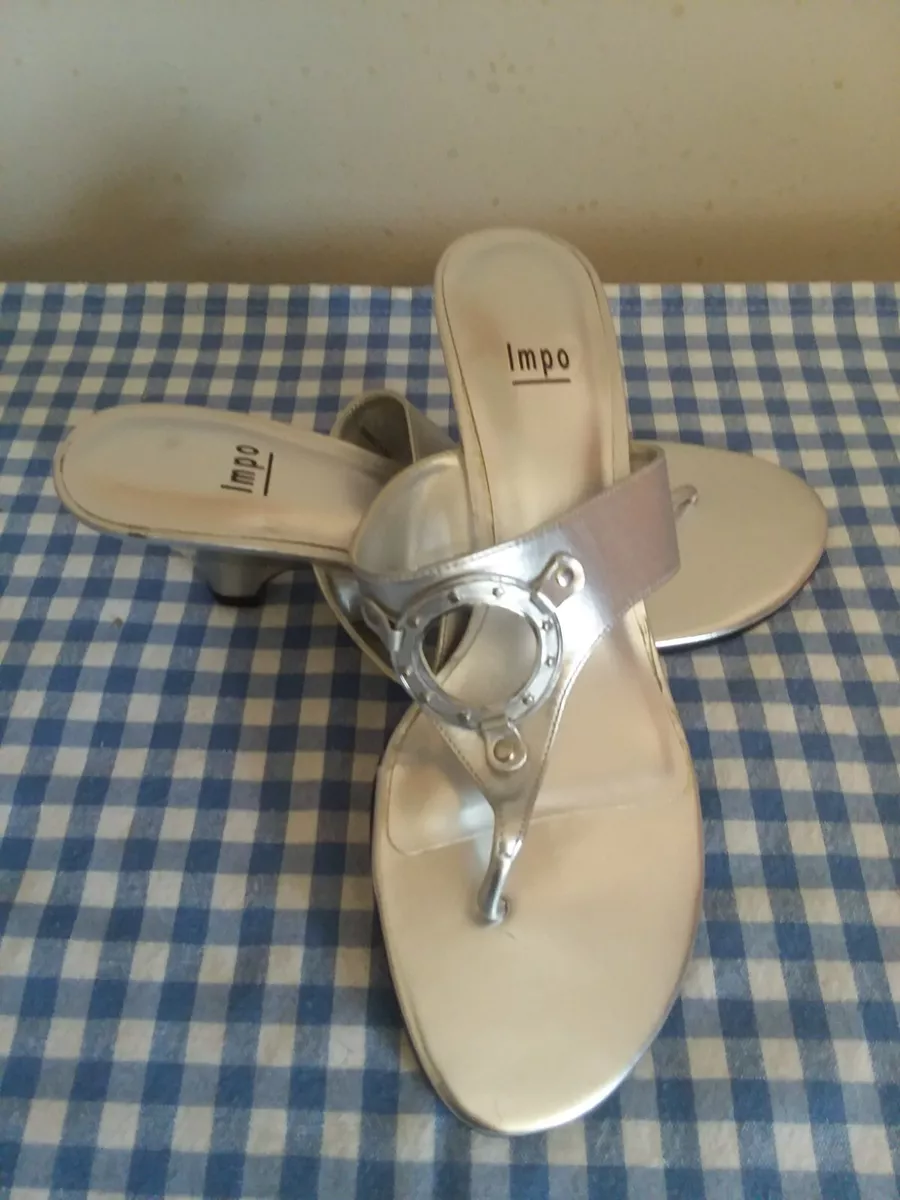 Impo silver deals sandals