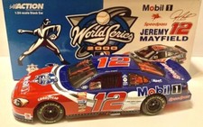 Jeremy Mayfield 2000 Action BWB 1/24 12 MOBIL 1 2000 MLB World Series Game