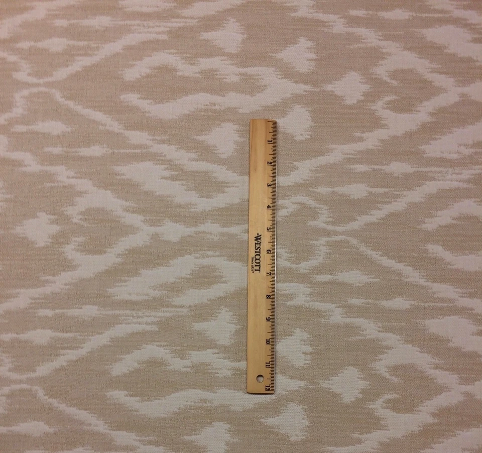 DESIGNS DE BALARD FELICITY PARASOL LINO MARFIL IKAT EXTERIOR INTERIOR TELA POR YARDA Foto 3 de 4