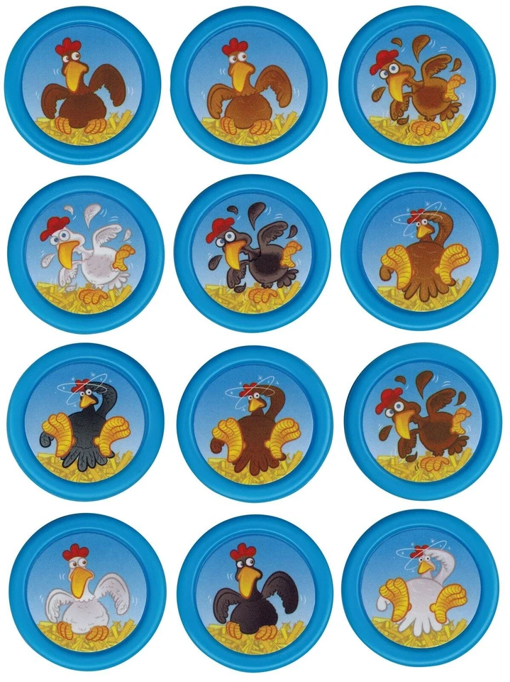 12 Stück Looping Louie Chips Ersatzchips original Hasbro Ersatzteil Aufkleber - Bild 1 von 2