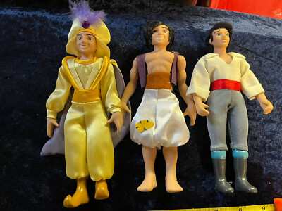 Vintage Aladdin Figuren Puppen Porzellan Gesicht ungewöhnliche Filmausgabe Retro 61
