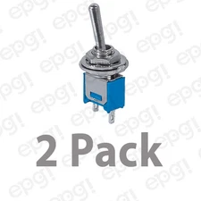 2 PACK - SPST (ON/OFF) SUB-MINI TOGGLE SWITCH 3A@125VAC-1A@250VAC #SMT1-2PK