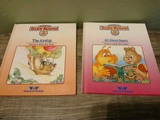 Teddy Ruxpin Books Set of 2 Hardback Vintage
