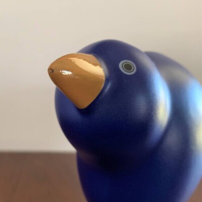 Arabia Finland Parvi Flock Large Blue Bird Lisa By Howard Smith W