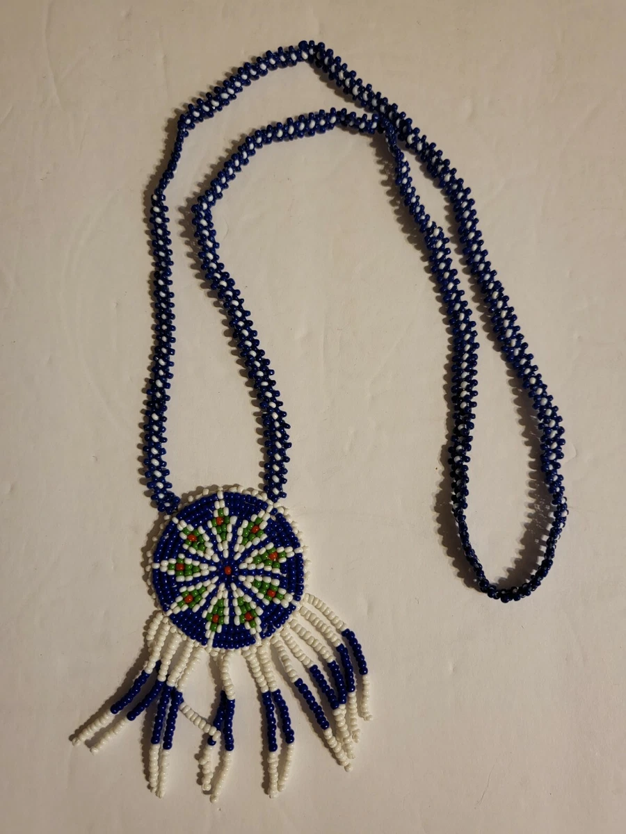 Seed bead pendant sale
